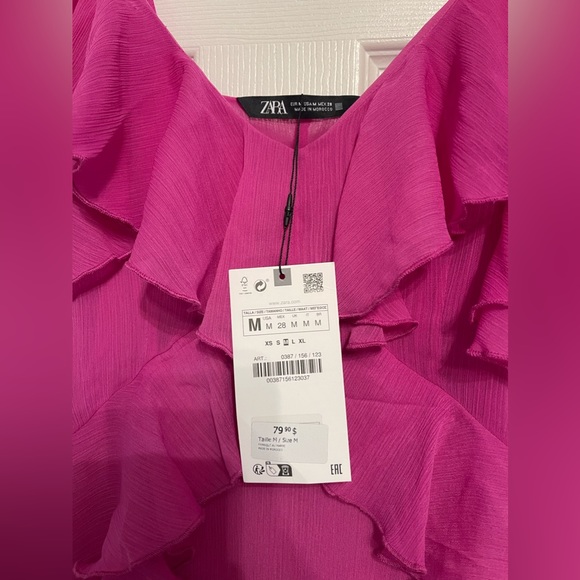 Zara Ruffled Midi Slip Dress - Picture 3 of 5